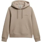 Superdry Femme Sweat à Capuche et Logo Brodé Essential Grey Taille: 38