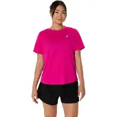 Asics Core Short Sleeve T-shirt Orange L Femme