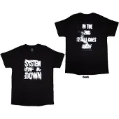 System Of A Down Hommes, T-shirt, All Goes Away Back Print, Noir, (M)