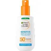 Ambre solaire Sensitive Advanced lait protecteur solaire en spray SPF 50+ pour peaux sensibles 150 ml