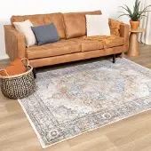 FRAAI Tapis lavable | Nova Medallion Rustique | 280x380cm | Multicolore | Rectangulaire | Tapis