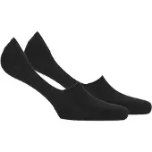 Dim Socquettes PROTEGE-PIEDS COTON PACK X2 hommes - Noir - 43 / 46