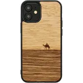 Man&Wood étui pour iPhone 12 mini terra black (Apple iPhone 12 mini), Coque pour téléphone portable, Noir