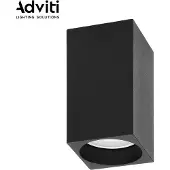 Bathlab BARBRA DLS GU10 lampe carrée, noir OR-OD-6142BGU10