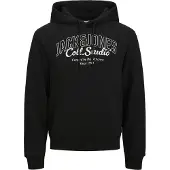 Jack & Jones Makoto Plus Size Hoodie Noir 4XL Homme