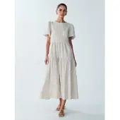 St MRLO Robe 'Sitia' beige / blanc
