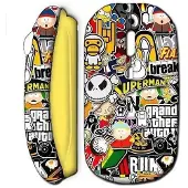 CAPACHEAP Souris Sans Fil Superman South Park Simson