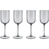 Blomus FUUM Verres à vin blanc, lot de 4, fumé