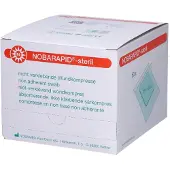Noba NOBARAPID -steril Compresse en non tissé non adhérante 10 x 10 cm 50 pc(s) Compresses