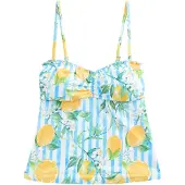 Next Haut de tankini bleu / jaune foncé / vert / blanc
