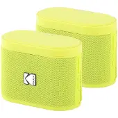 Kodak SoundBrix Wireless Stack Speaker (Yellin's Yellow), 2PCS, Enceinte Bluetooth, Jaune