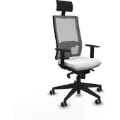 Piqueras Y Crespo Chaise de bureau Horna 1D066G1 Blanc