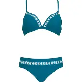 Sunflair Bikini bleu / aqua / blanc