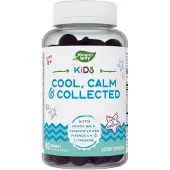 Nature'S Way , Enfants, Cool, Calme et Serein, 8 ans et plus, Raisin, 40 gommes