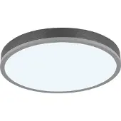 Globo Lampe de plafond à design Doro Ø 45 cm gris argenté