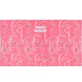 Madwave Microfiber Flamingo Towel Rose 80 x 140 cm