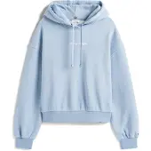 Tommy Hilfiger Classic Script Hoodie Bleu L Femme