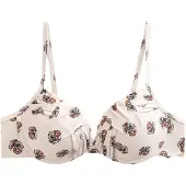 Next Hauts de bikini camel / écru / marine / noir