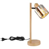 Globo Lampe de table Run bois