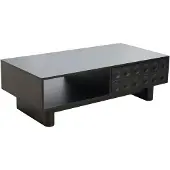 Oviala Table basse rectangulaire L120 cm noir - Octave