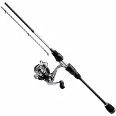 Kinetic Demigod Ct Spinning Combo Noir 1.83 m / 0.7-7 g