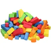 Lobbes Blocs de construction en mousse, 131dlg.