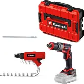 Einhell Visseuse cloisons sèches sans fil - TP-DY 18 Li BL + cartouche automatique – 18 V – Brushless – Power X-Change