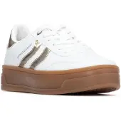 Xti pour femme. 14458509-BLANCO Formateurs 144585 blanc (37), Plat, Lacets, Casuel
