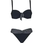 Sunflair Bikini noir / blanc