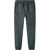 Name it - Pantalon de jogging pour garçon, coupe classique, taille 152, gris chiné foncé