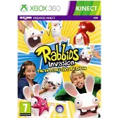Xbox 360 Rabbids Invasion-the Interactive Tv Show Multicolore