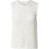 Levi's Adrienne Crochet Sleeveless T-shirt Blanc M Femme