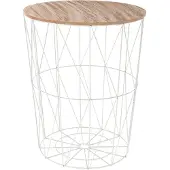 Atmosphera Table basse multifonctionnelle avec plateau en bois