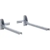 Sauvic Folding Wall Clothesline Argenté