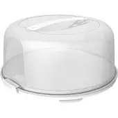 Rotho Cloche à gâteau, Boîte à gâteau, Blanc