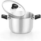 Pinti Monix Monix-Poêle Elite Inox M240220/ 20Cm/ 4L/ Acier Inoxydable/ Convient À L'induction