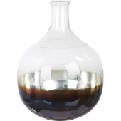 Beliani Vase décoratif en verre irisé multicolore 40 cm RAZALA (1x)