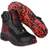 Mascot S3S Botte de Sécurité "F1502-909" Footwear Accelerate - Noir/Rouge Traffic 1048