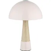 Globo Lampe de table unique Paulin Ø 25cm champagne