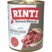 Rinti Kennerfleisch Rabbit lapin 12x800 g
