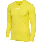 Hummel T-Shirt fonctionnel 'Essential' jaune / blanc