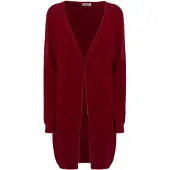 Influencer Cardigan bordeaux