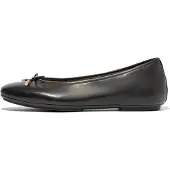 FitFlop pour femme. HX8-001 Ballerines en cuir noir avec n?ud Delicato (41), Plat, Aucun, Casuel, Fête, Classique