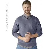 Casamoda Pull Col-V Bleu