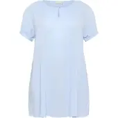 KAFFE CURVE Tunique 'KCAmi' bleu clair