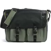 Mandarina Duck Eco Coated Ost13 Crossbody Vert Homme