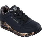 SKECHERS Baskets basses 'Schnürschuh Damen 155506 BKRG Kunststoff (Synthetik) in schwarz' noir
