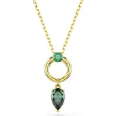 Swarovski Chaîne or / émeraude