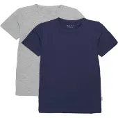 Minymo T-Shirt bleu / gris basalte