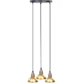 Beliani Castaly Lumarko Lampe suspendue à 3 points en métal en laiton !
